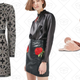 Corded Velvet Shift Dress, $140 | Rose Leather Skirt by Topshop Finds, $95 | ROCKSY Spot Velvet Sandals, $60